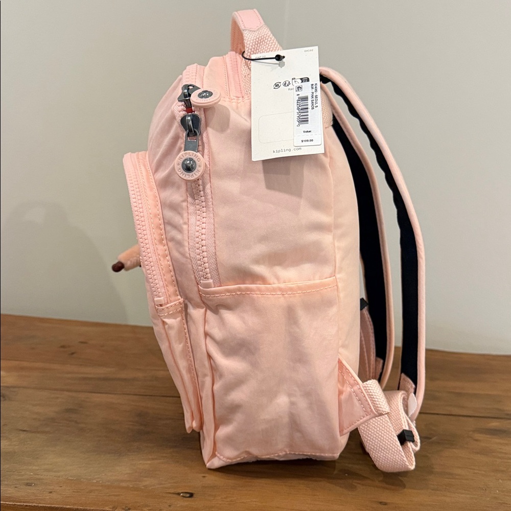 Kipling Light Pink Backpack - Picture 6 of 7